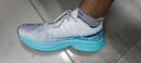 特步一体成型3代跑步鞋男体考耐久竞训支撑轻盈跑鞋女休闲运动情侣鞋 白/极光绿/石青蓝-势如破竹-男 43.5 实拍图