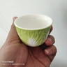 【乔迁礼物】草木灰手作中式功夫茶快客杯旅行装礼盒款送长辈商务 白菜杯1只 实拍图