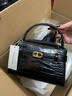 CHARLES&KEITH金属扣带凯莉包婚包手提单肩包包女包生日礼物CK2-50270880 Black黑色 S 实拍图
