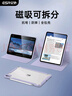 亿色（ESR）适用iPad Air7/6/5/4保护套2025/24壳11英寸M3保护壳10.9苹果平板电脑可拆分旋转全包防摔浅紫罗兰 实拍图