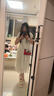 欧迪惠（Oudihui）新款连衣裙2026年夏季女装衣服收腰显瘦温柔风法式雪纺裙子女夏天 米白色 XL 实拍图