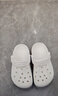 卡骆驰crocs洞洞鞋贝雅男鞋女鞋轻便耐磨一脚蹬拖鞋休闲鞋|10126 深蓝-410 40 (250mm) 实拍图