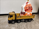 汇纳玩具大号遥控工程车合金自卸车挖掘机玩具模型大比例四驱男孩儿童礼物 升级款【全比例合金八轮自卸车】 实拍图