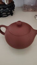 京东京造 宜兴紫砂壶手工【原矿紫泥】煮茶泡茶壶茶具 西施壶210ml礼盒装 实拍图