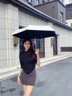 JCZS德国品牌迷你七折太阳伞生防晒防紫外线便携小巧晴雨两用遮阳伞 胶囊盒-七折-晨雾蓝 三折168股 x 92cm 实拍图