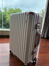 CaptainTony行李箱女pc铝框拉杆箱男可上飞机旅行箱包登机箱万向轮密码箱皮箱 珍珠白-热卖款 22英寸 -托运箱 实拍图