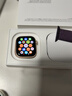 Apple/苹果 Watch Series 10 智能手表GPS款42毫米玫瑰金色铝金属表壳梅子色回环式运动表带MX1X3CH/B 实拍图