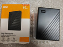 西部数据（WD）6TB 移动硬盘 USB3.0 My Passport随行版2.5英寸 红 机械硬盘 笔记本电脑外接 大容量加密存储 实拍图