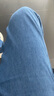 真维斯（JEANSWEST）牛仔裤男2025秋季薄款冰丝时尚潮牌直筒宽松长裤男装长裤子浅蓝33 实拍图