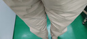 杉杉【薄款透气】休闲裤男夏季新款凉感裤子纯色系带微弹束脚长裤子男 卡其 均码 185/84A 实拍图