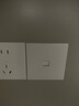 罗格朗（LEGRAND）开关插座 简悦系列陶瓷白色 86型墙壁插座 一位六类电脑网络插座 实拍图