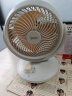美的（Midea）【小型风扇】轻音台式桌面空气循环扇家用柔风电风扇宿舍办公迷你台扇落地扇空调伴侣 GAF18AD 实拍图