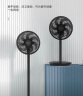 美的（Midea）【超级单品】七叶轻音立式电风扇家用柔风落地扇台式桌面小型风扇大风量节能摇头宿舍电扇 SAF30AB 实拍图