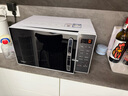 美的（Midea）微波炉家用小型平板式智能菜单高效速热 一键解冻杀菌除味易清洁内胆宝宝辅食菜单 【爆款新品M2C】20L 实拍图