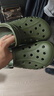 卡骆驰crocs洞洞鞋贝雅男鞋女鞋轻便耐磨一脚蹬拖鞋休闲鞋|10126 军绿色-309 44 (280mm) 实拍图