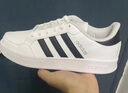 adidas BREAKNET休闲网球文化板鞋小白鞋男子阿迪达斯官方轻运动 白色/藏青蓝/酒红色   41 实拍图
