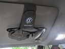 梦佑车载眼镜夹多功能车用墨镜支架车内眼睛盒磁吸汽车遮阳板收纳夹子 大众迈腾帕萨特朗逸宝来速腾途观 【高级灰1个】多功能眼镜夹 实拍图