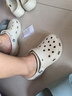 crocs卡骆驰厚底云朵洞洞鞋户外|206750 骨白色-2Y2 36/37(230mm)  实拍图