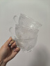【采销推荐】复古浮雕太阳花杯玻璃早餐家用牛奶杯大容量燕麦水杯 透明色 230ml 【单只装】 实拍图