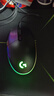 罗技（G）G102第二代游戏鼠标 RGB流光灯效鼠标 轻量化  游戏级8000DPI传感器 黑色 200-8000DPI 实拍图