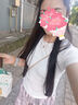 俞兆林T恤女士夏季薄款显瘦收腰圆领打底百搭休闲正肩短袖白色上衣 实拍图