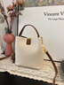 viney牛皮包包女包品牌水桶包轻奢单肩斜挎包生日礼物高级感送女友老婆 实拍图