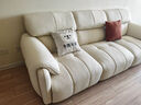 冬熊轻奢真皮沙发简约现代客厅小户型沙发大象耳朵乳胶直排沙发奶油风 大三人位2.5米 头层牛皮【旗舰版】凝胶记忆棉+6CM紫罗兰 实拍图