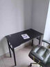 连理之木折叠桌电脑桌家用电竞桌宿舍学习书桌简约办公桌便携单人桌子 可折叠电脑桌黑色100*60*75cm 实拍图