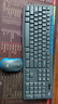罗技（Logitech）MK275 键鼠套装 无线键鼠套装 办公键鼠套装 全尺寸 商务键鼠套装 带无线2.4G接收器 黑蓝色 实拍图
