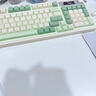 狼蛛（AULA）S99无线蓝牙有线三模键盘机械手感 游戏电竞专用RGB背光拼色静音键盘鼠标套装mac电脑键盘 S99Pro原野绿【多功能显示屏】三模RGB 实拍图