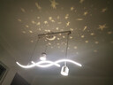 四季沐歌（MICOE）led餐厅吊灯具餐桌创意轻奢灯饰现代简约可调节客厅卧室中山 满天星-40瓦三色调光-白金款 实拍图