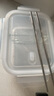 京东京造 饭盒 微波炉上班族学生便当高硼硅玻璃餐盒大容量2分格1L 实拍图