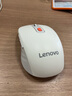 联想（Lenovo）无线蓝牙双模鼠标  便携办公鼠标 人体工程学设计 适用台式机一体机笔记本平板Howard白色 实拍图