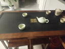 一米色彩中式实木茶桌阳台喝茶桌椅组合家庭用茶台烧水壶一体桌移动泡茶台 胡桃色茶桌+1围椅+2方凳 1.2米旋转茶桌(底部上水电茶炉) 实拍图