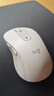 罗技（Logitech）优选系列M650无线蓝牙鼠标 办公蓝牙静音鼠标Mac苹果ipad鼠标人体工学双模鼠标大小手可选男女通用 M650大手型 白L（M750入门款） 实拍图