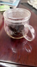 富光花茶杯 男女士茶水分离杯子 双层办公泡茶玻璃杯带把高硼硅水杯 实拍图