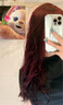 施华蔻（Schwarzkopf）斐丝丽黑发直染染发霜7-88树莓红棕(潮流彩染 染发剂 无需漂发) 实拍图