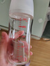 贝亲（Pigeon）玻璃奶瓶宽口径防胀气240ml M号奶嘴 3月+ AA187  实拍图
