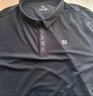 KOLON SPORT/可隆速干POLO 男士吸湿小翻领抗菌户外运动印花短袖 LHPT5MTT31-BK 黑色 XL 180/100A 实拍图