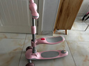 咔希诺儿童滑板车3-6岁宝宝滑板车可坐儿童车滑滑车周岁礼物 奶白粉|六档调节+可折叠+座椅 实拍图