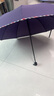 天堂 加大雨伞三折 晴雨两用商务伞10骨大雨伞男女 紫兰 实拍图