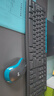 罗技（Logitech）MK275 键鼠套装 无线键鼠套装 办公键鼠套装 全尺寸 商务键鼠套装 带无线2.4G接收器 黑蓝色 实拍图