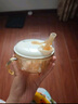 苏泊尔儿童牛奶杯1-3岁吸管杯喝水喝奶瓶带刻度玻璃直饮杯KGF80DL10 实拍图