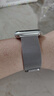W&P新款适用苹果手表表带apple watch s10/9/ultra2米兰尼斯金属不锈钢表带iwatch S8/7/6/se 金属磁吸搭扣·太空银【49/46/45/44MM】 实拍图