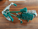 中精质造合金二八大杠玩具车模型自行车摆件仿真拼装复古单车儿童男孩汽车 合金拆装邮政版-配打气筒+公文包 实拍图