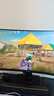 华硕TUF 27英寸曲率1500R 广色域 240Hz HDR技术1ms响应Freesync Premium升降支架曲面显示器VG27VQM 实拍图