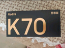 小米 Redmi K70 至尊版 国家补贴 天玑9300+ IP68 小米龙晶玻璃 12GB+512GB 墨羽黑 红米 5G手机 实拍图