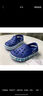 卡骆驰crocs洞洞鞋贝雅卡骆班轻便耐磨一脚蹬休闲鞋|205089 白/深蓝-126 45 (290mm) 实拍图