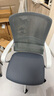 得力（deli）KF229人体工学椅 双背结构办公椅电脑椅子 舒适久坐电竞椅 灰 实拍图