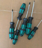 绿林（GREENER）螺丝刀套装6件大师系列十一字强磁性家用6*100mm、5*75mm、3*75mm 实拍图